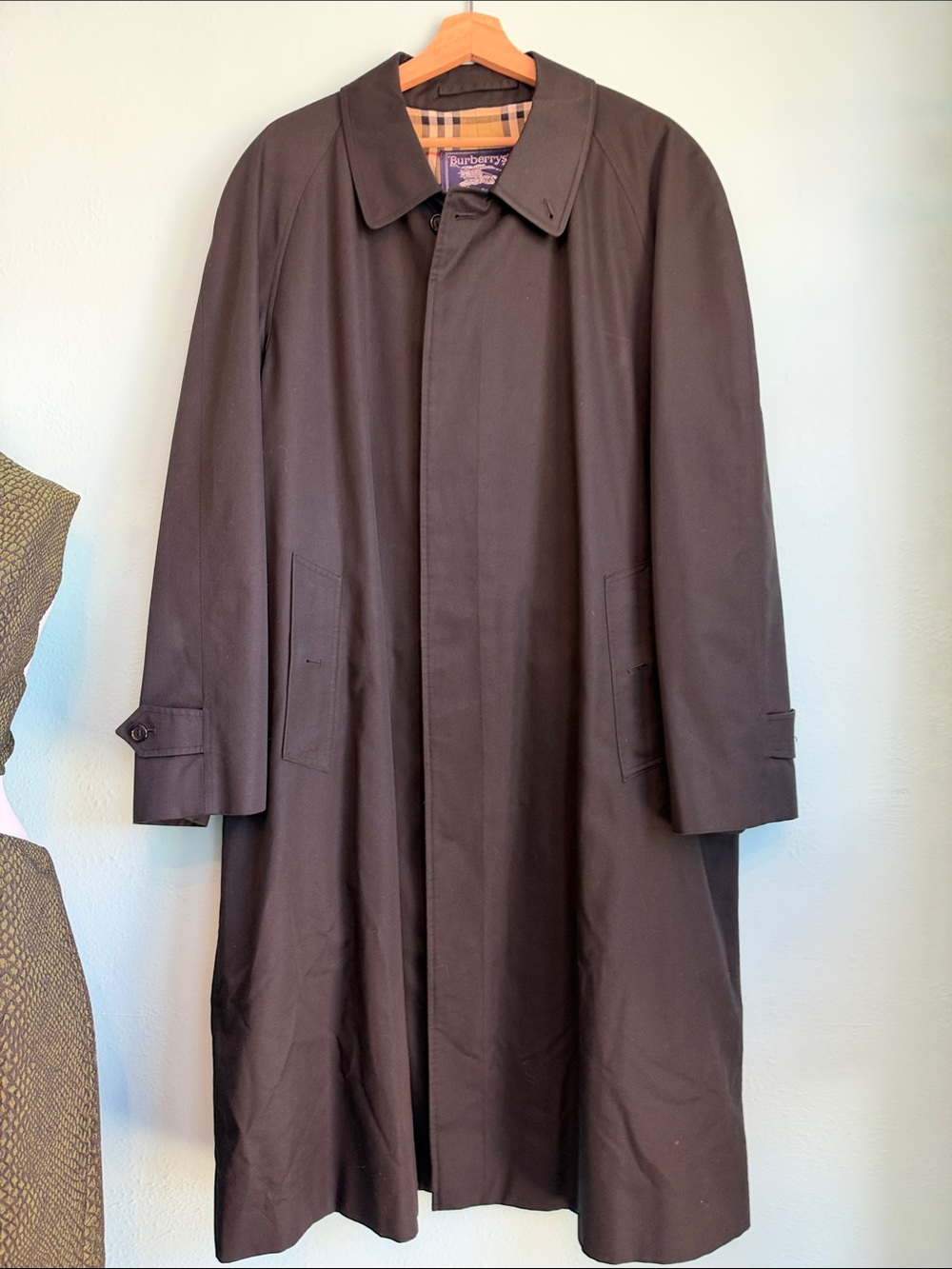Burberry Dark Brown Single-Breasted Trench Coat